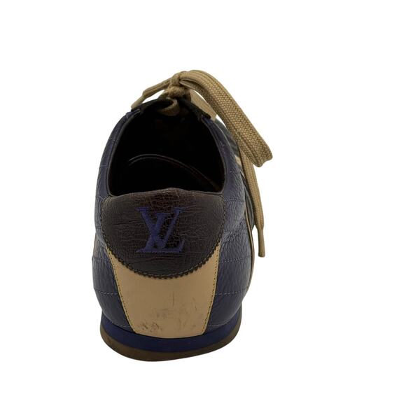 Louis Vuitton Leather Colorblock Pattern Sneakers*SIZE 5 womens - Picture 4 of 16